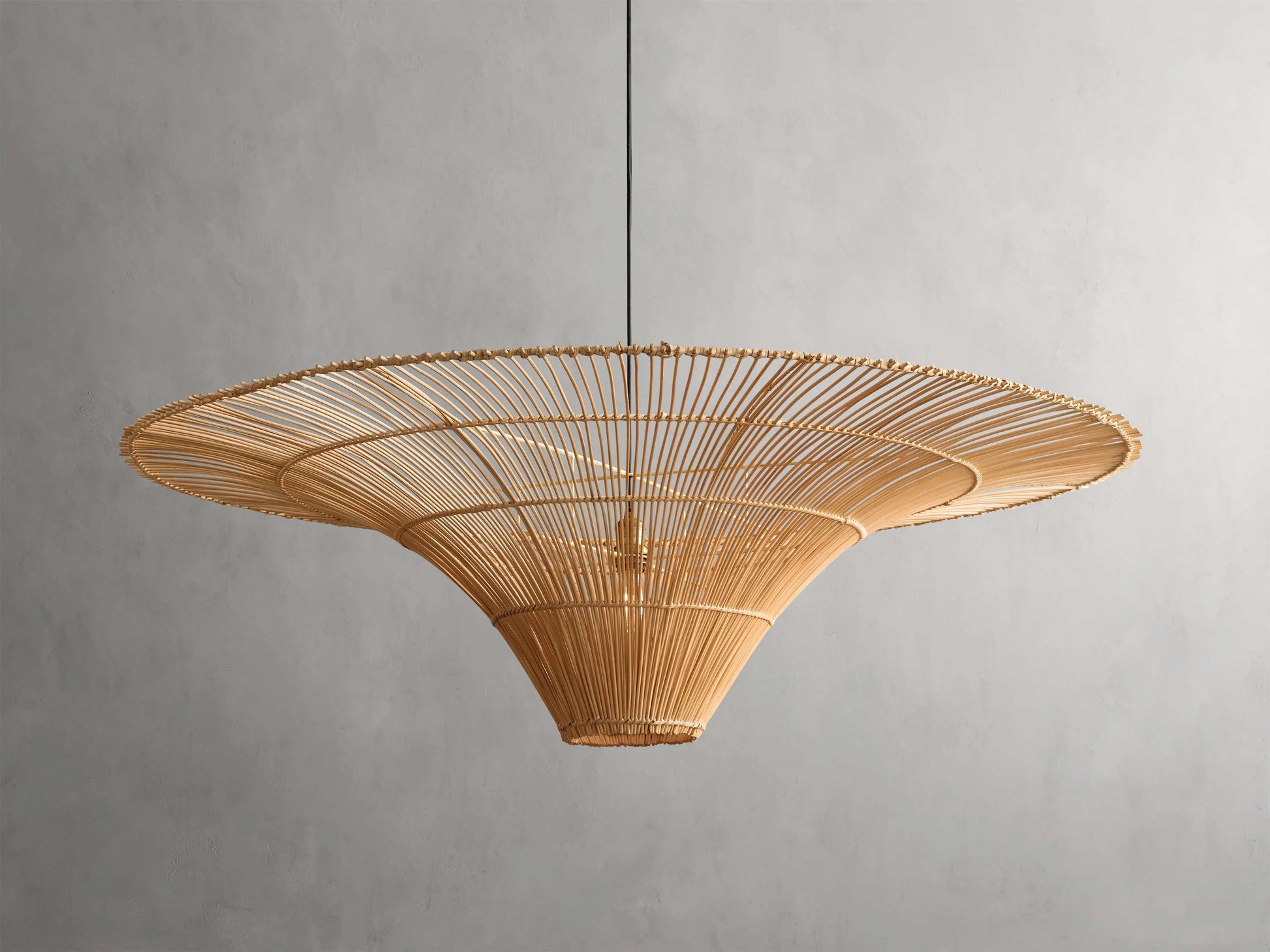 Seth Handwoven Rattan Chandelier