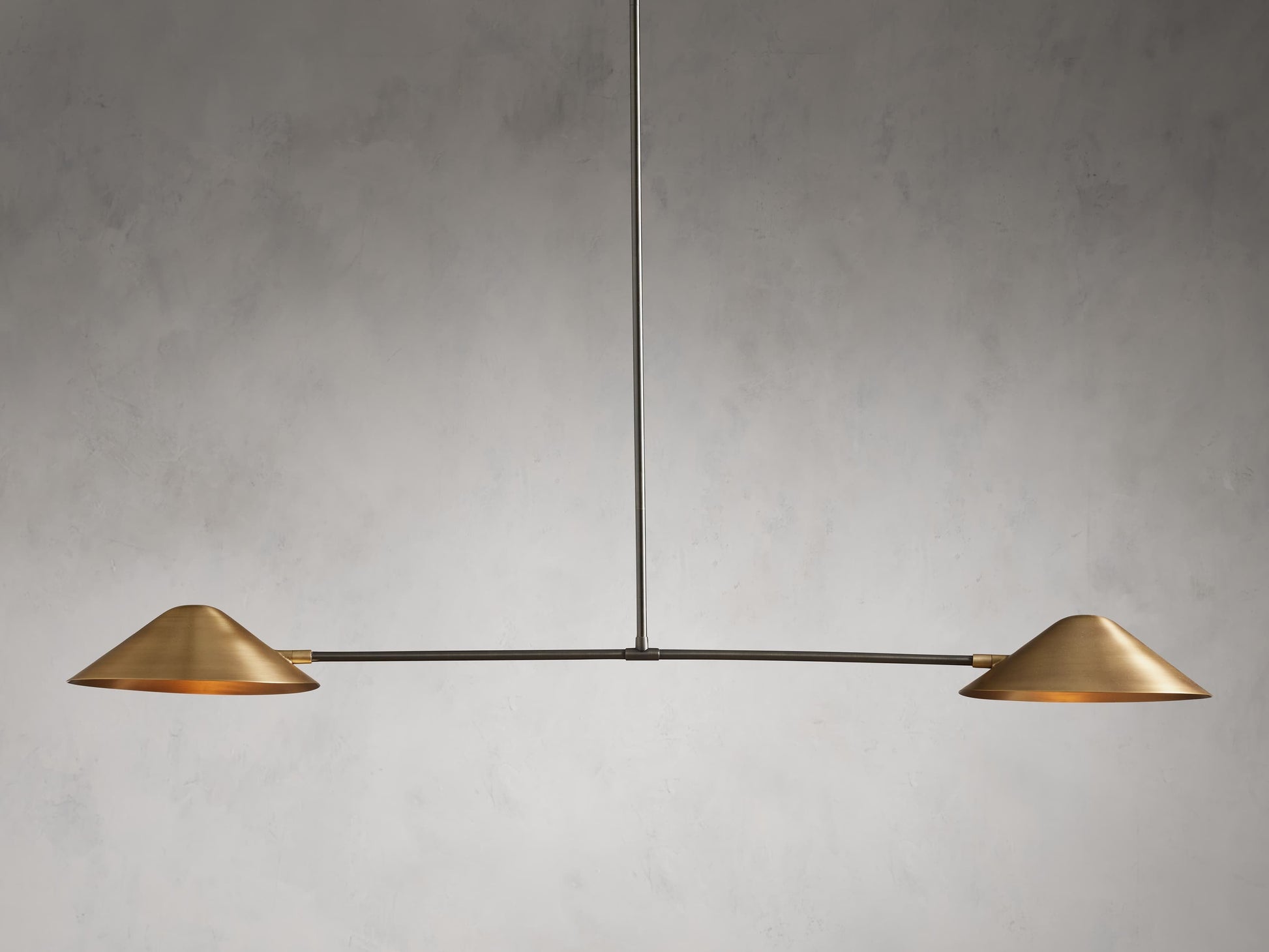 Simms Two-Tone Linear Chandelier