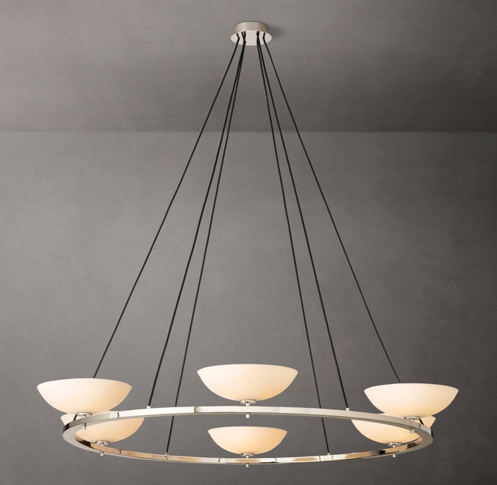 Vernet Round Porcelain Chandelier