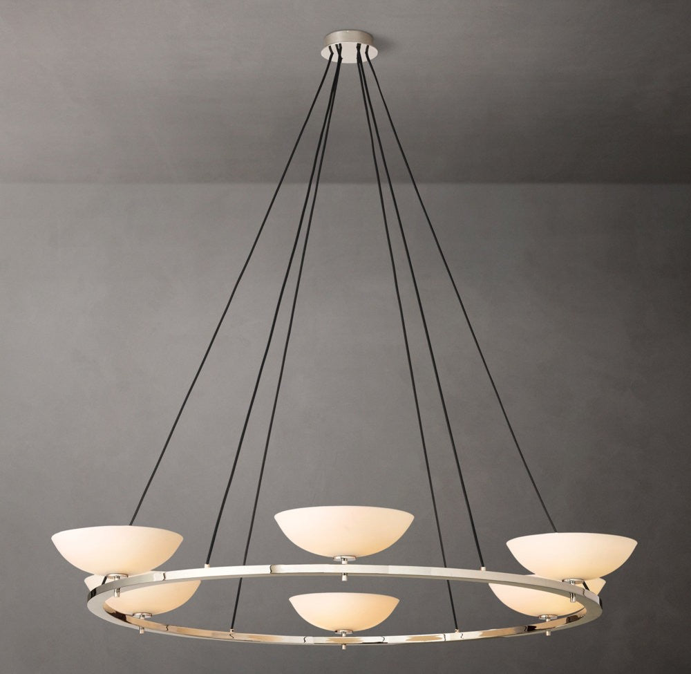 Vernet Round Porcelain Chandelier