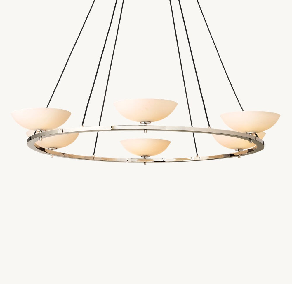 Vernet Round Porcelain Chandelier